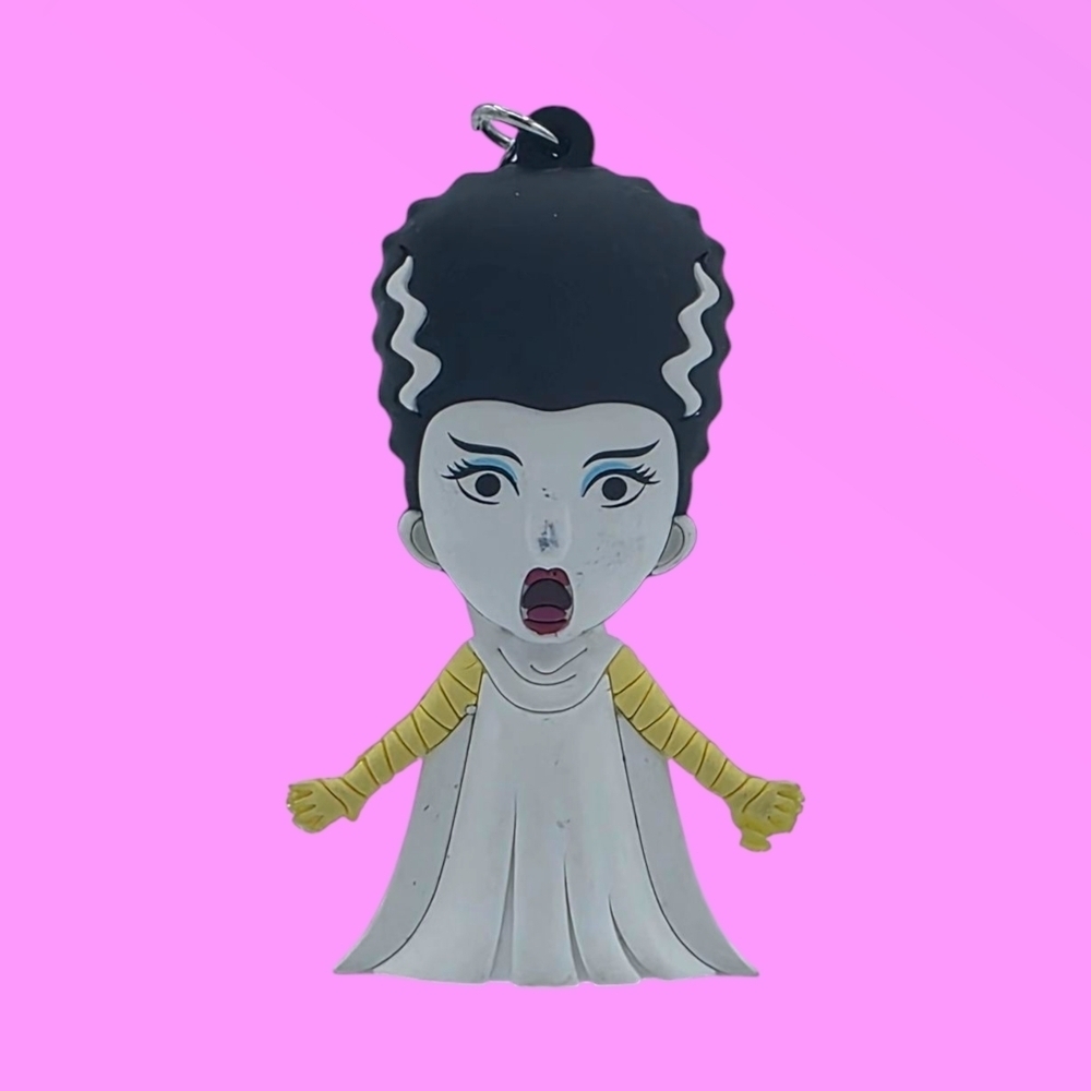 Universal Monsters Bride of Frankenstein Bag Clip Keychain